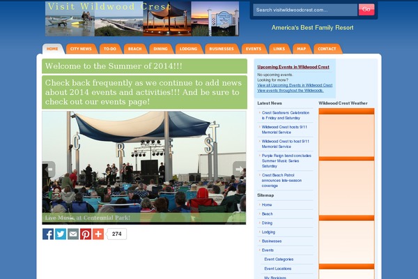 DeepBlue theme site design template sample