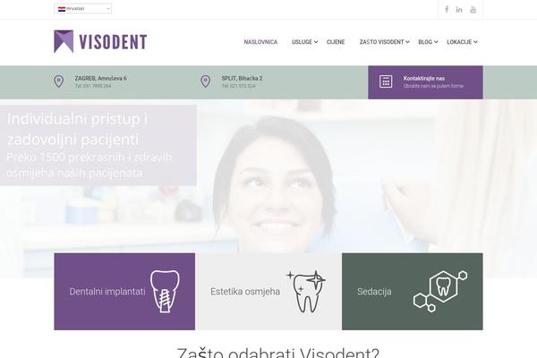 Dent-all theme site design template sample