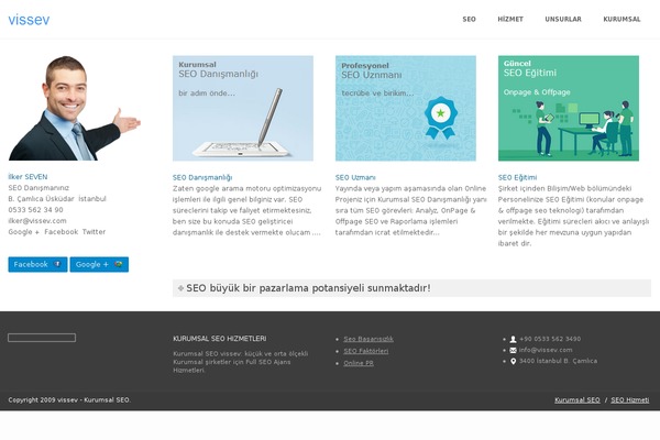 Seo theme site design template sample
