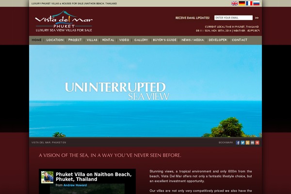 vistadelmarphuket.com site used Vistadelmar