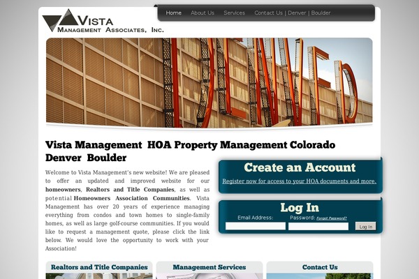 Vista theme site design template sample