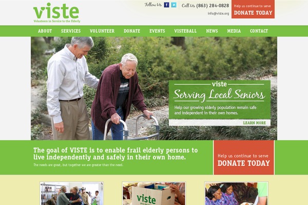 viste.org site used Mytheme