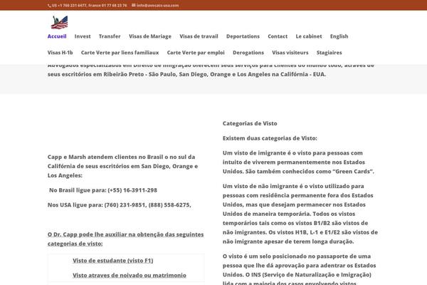 Divi theme site design template sample