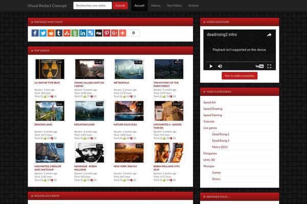 visual-redact-concept.com site used Wpvideotube