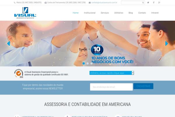 Scalia theme site design template sample