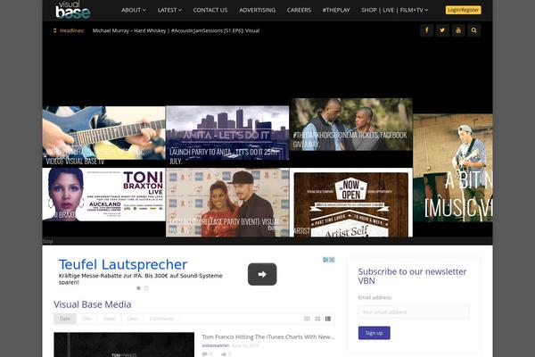 Truemag theme site design template sample