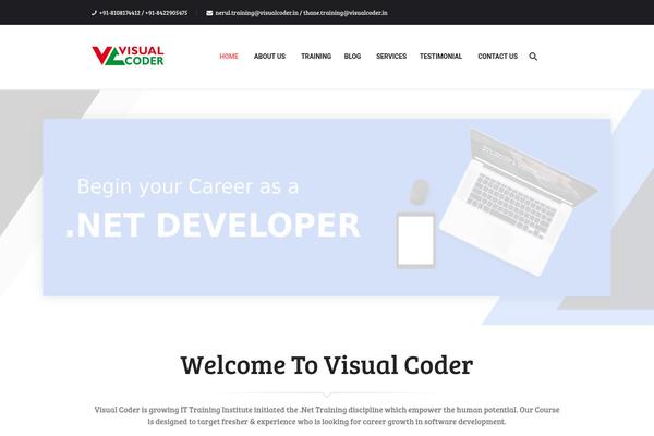 visualcoder.in site used Academee