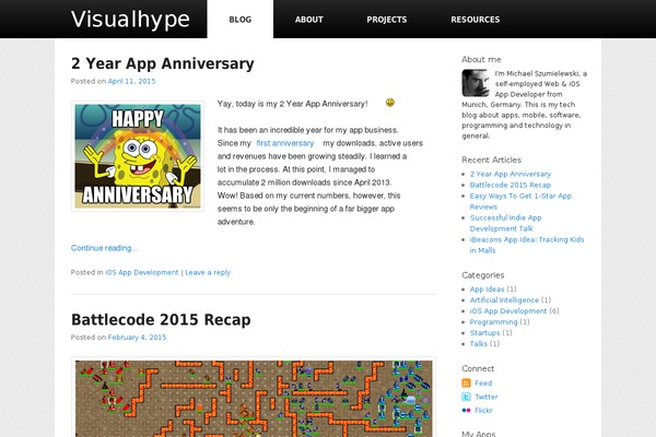 visualhype.net site used Blackturtle