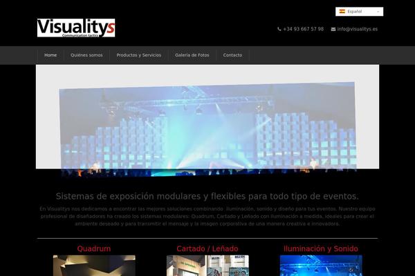 Dreamspace theme site design template sample