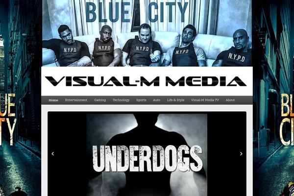 Darkbiz theme site design template sample