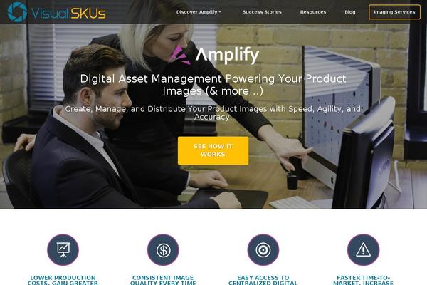 Amplify theme site design template sample