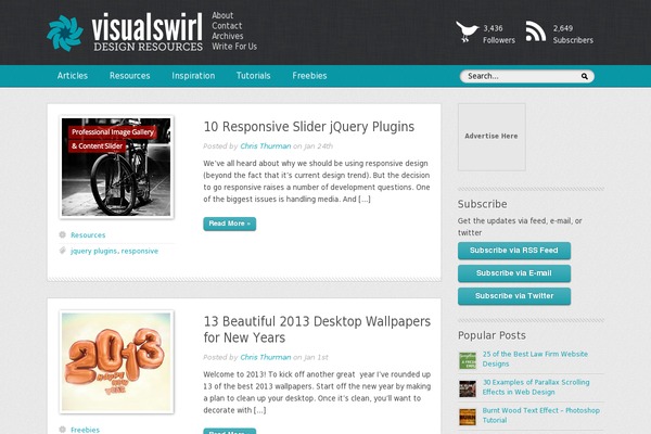 Site using Sociable-30 plugin