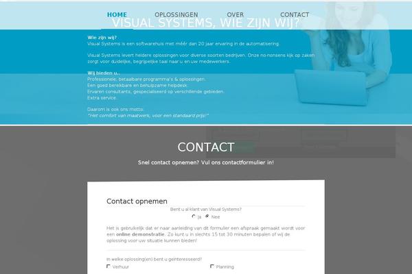 visualsystems.nl site used Visual2015