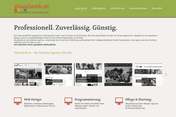 Cherry Framework theme site design template sample