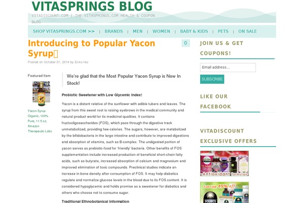Site using Coupon Creator plugin