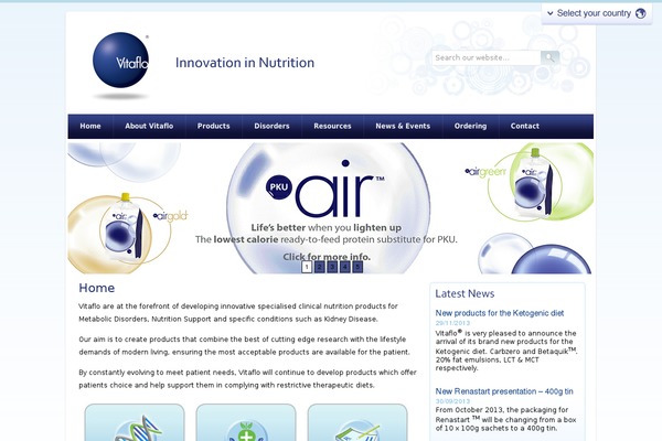 vitafloweb.com site used Vitaflow