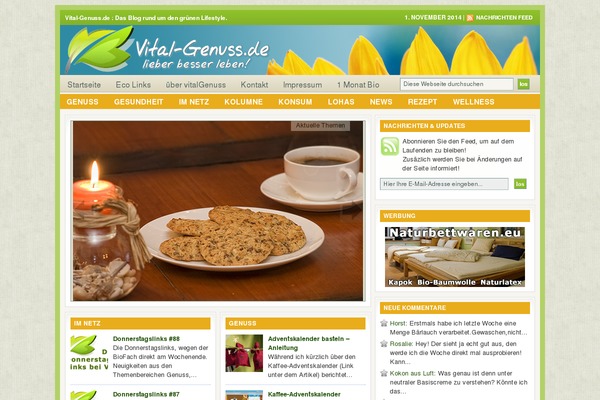 Lifestyle 4.0 theme site design template sample