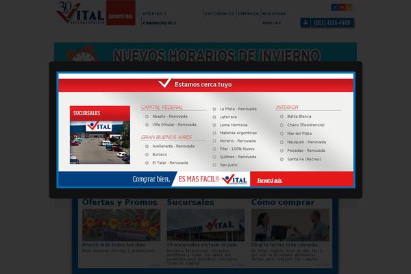 Vital theme site design template sample