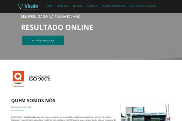 Site using Vconepage plugin