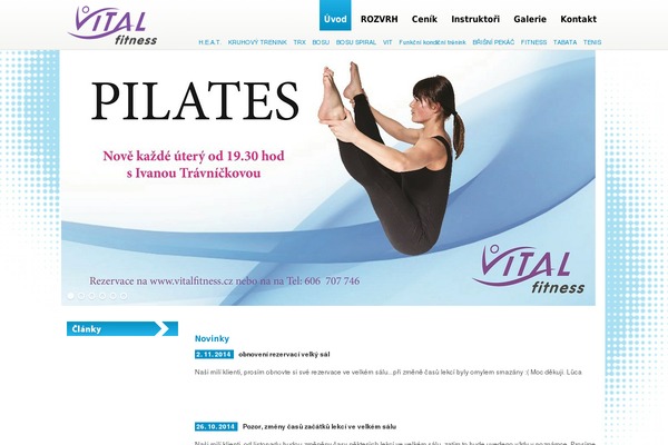 Fitness theme site design template sample
