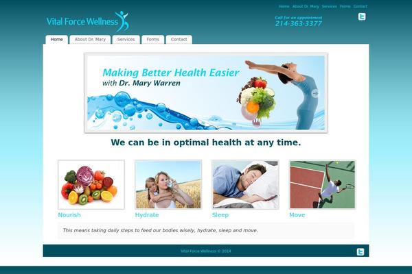 Mantra theme site design template sample