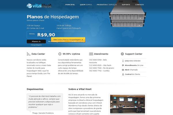 Rackhost theme site design template sample