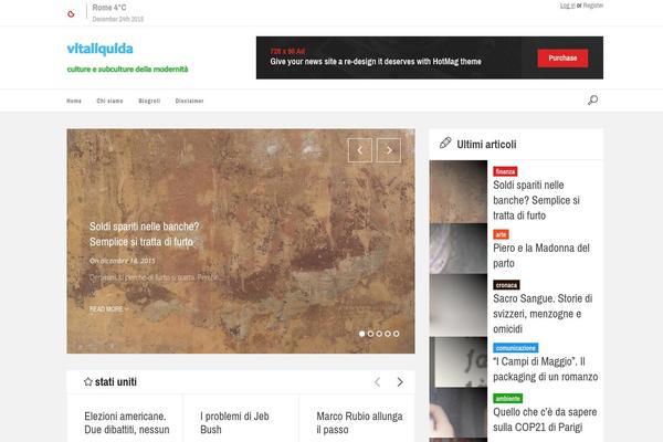 Site using Js_composer_hotmag plugin