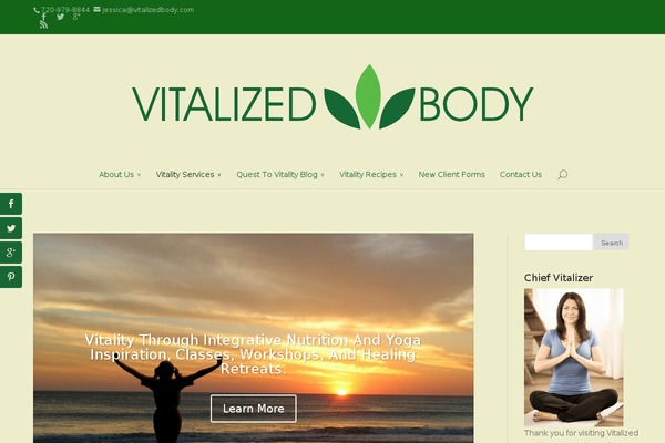 vitalizedbody.com site used Tiny Forge