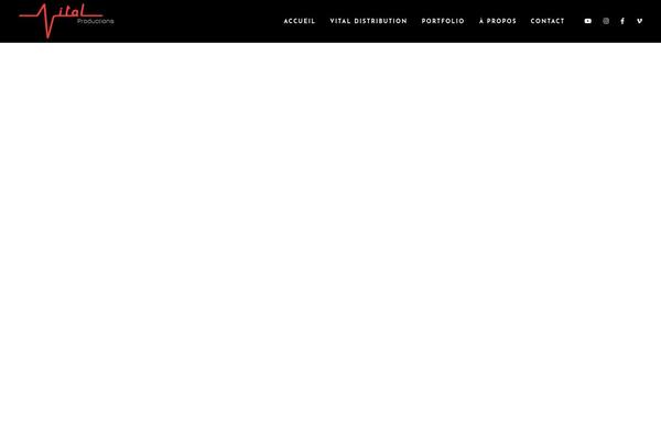 Cinerama theme site design template sample
