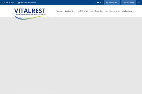 Nutrico theme site design template sample