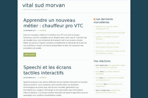 Focus theme site design template sample