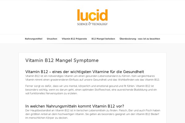 Lucid theme site design template sample
