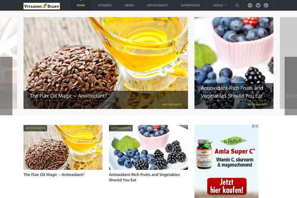 vitaminsdiary.org site used Main