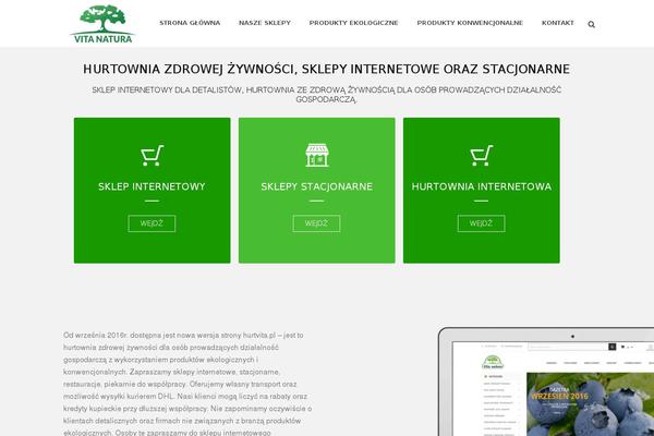 Jupiter theme site design template sample