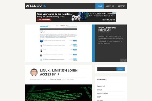 Mh_cicero theme site design template sample
