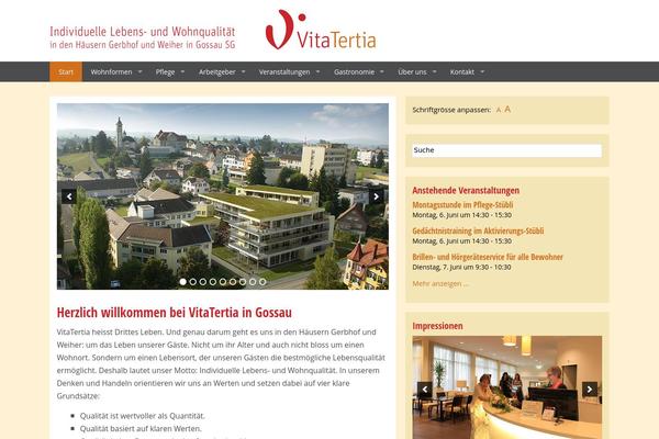 Site using font-resizer plugin