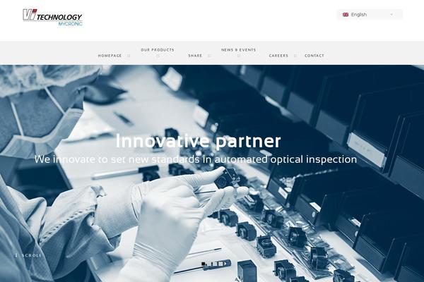 Demeter theme site design template sample