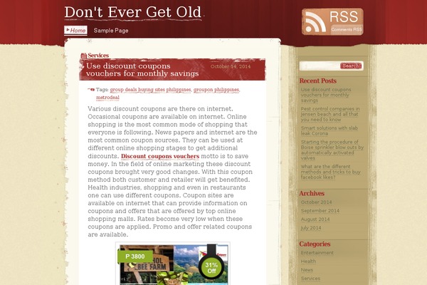 Gravel theme site design template sample