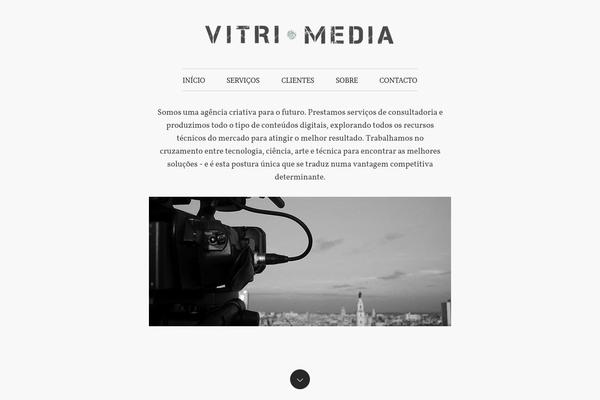 Minimal theme site design template sample