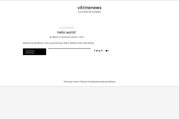 Writee theme site design template sample