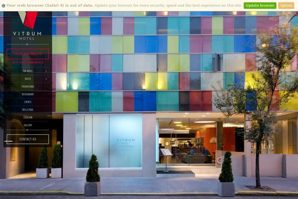vitrumhotel.com site used Radsponsive