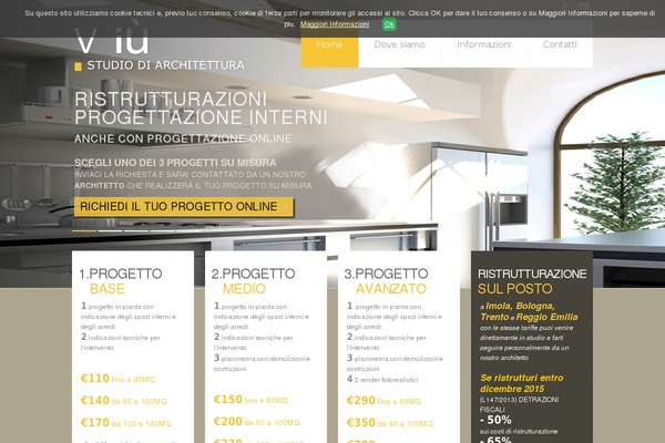 viu-architettura.it site used Theme1899