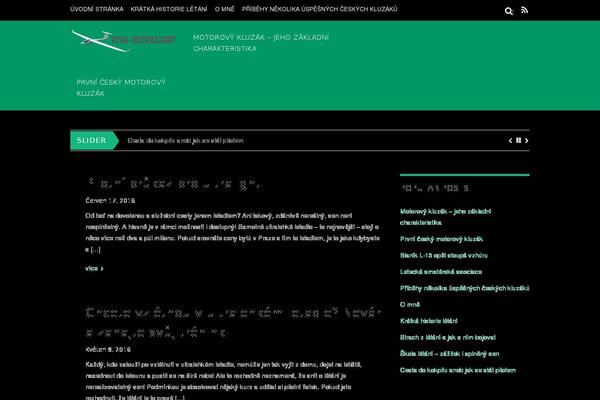 Magazine theme site design template sample