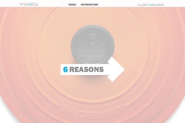 Viva theme site design template sample