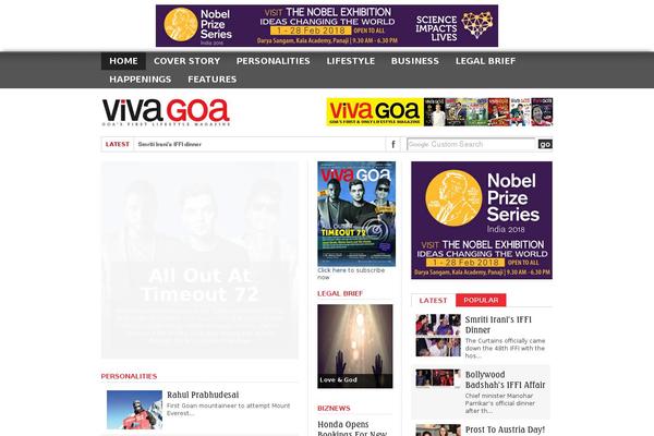 Max Mag theme site design template sample