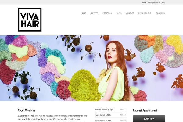Site using Hairdo-core-plugin plugin