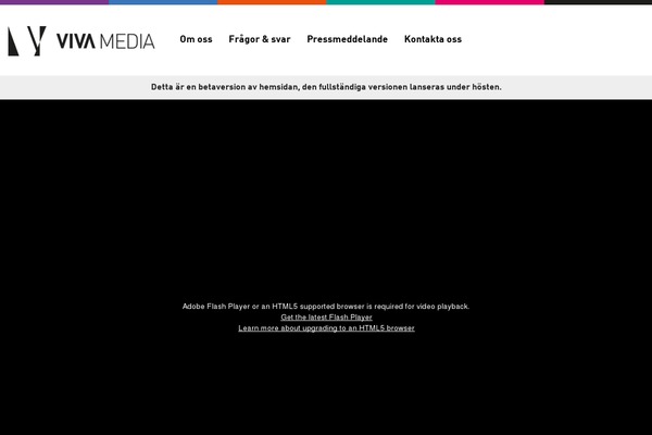 Viva theme site design template sample