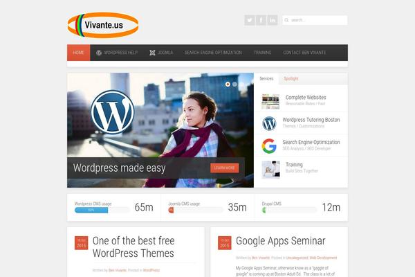 Avenue theme site design template sample
