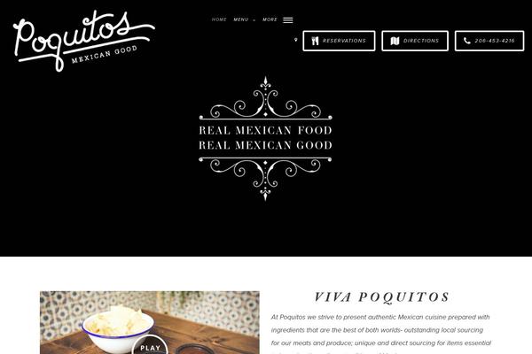 Zero theme site design template sample