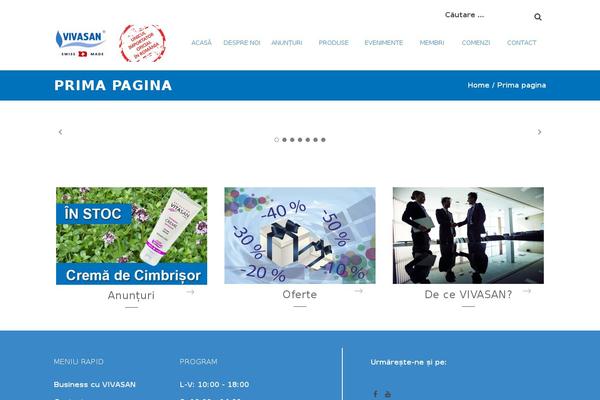 Aqua theme site design template sample